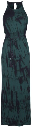 RED by EMP Lang kjole Batik Maxi Kjole S til 5XL Damer gr?nn-svart