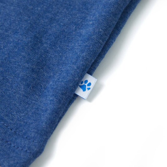 vidaXL Singlet for barn mørkeblå melert 116