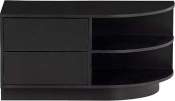 Woood Finca Tvbord høyrevendt, Sort Furu Unoliving 1680817-02-0 1690159-01-0