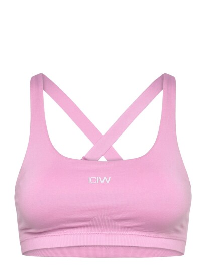 ICANIWILL Smooth Seamless Sports Bra Pink XL