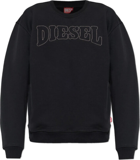 Diesel Herre Gensere & Hettegensere Svart 2XL,
