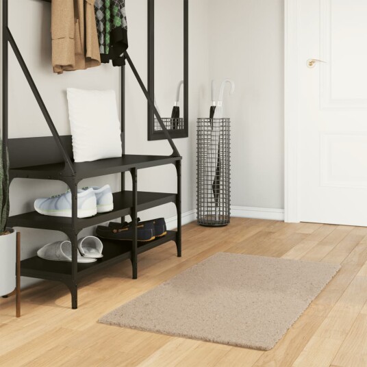 Teppe HUARTE kort luv mykt og vaskbart sand 60x110 cm