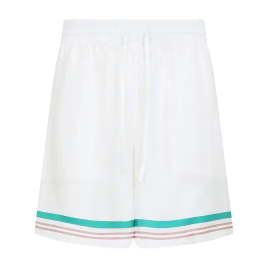 Casablanca Herre Shorts Hvit XL