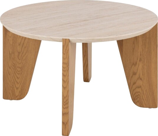 Alkha Sofabord 80 cm - Beige