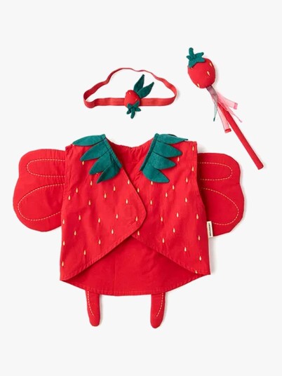 Kid"s Concept Strawberry Fairy Dress-Up - Red - ONE SIZE Kid"s Concept Strawberry Fairy Dress-Up - Red - ONE SIZE