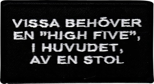 Märkbar Stoffmerke Vissa Behöver en High Five E-7-1