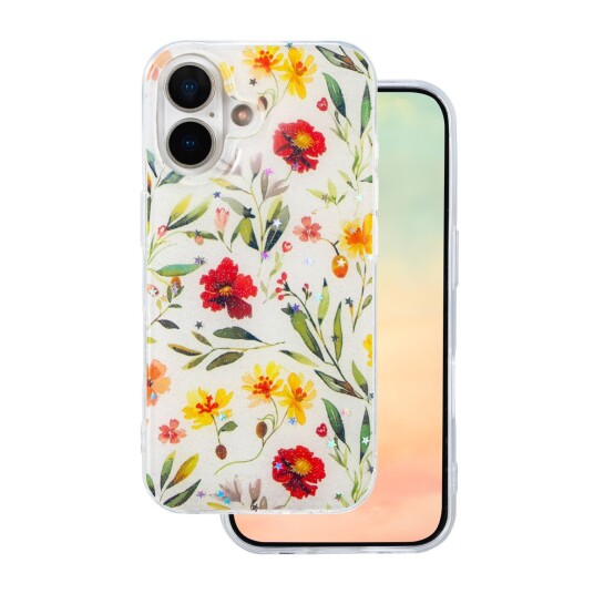 TFO Glow Glam deksel for iPhone 16 Hvit