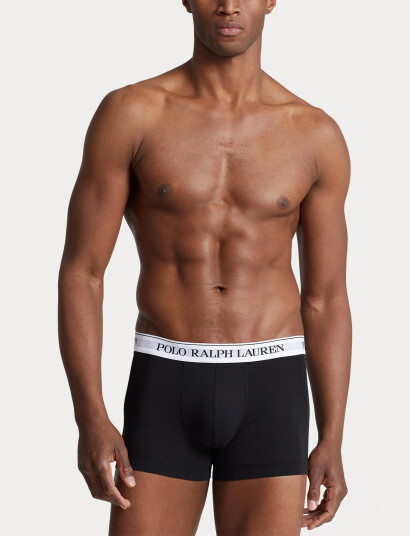 Polo Ralph Lauren Classic Stretch-Cotton Trunk 3-Pack - White - XXL