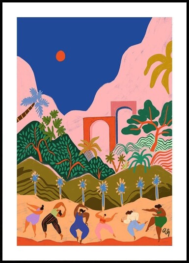 Dancing In Paradise Plakat Plakat / 30x40cm Dancing In Paradise Plakat Plakat / 30x40cm