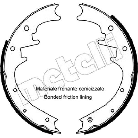 Bremsesko sett METELLI 53 0352