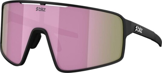 Bliz  P001S Matt Black / Brown W Pink Mirror ONESIZE