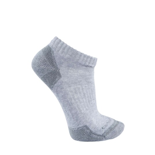 Carhartt Cotton Blend Low Socks 3 Pack Men"s Grey XL L