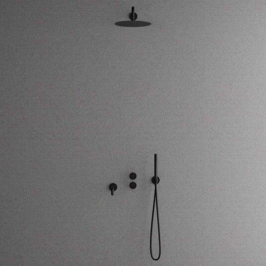 Scandtap Harmonized 3x Takdusj Innbygging Black