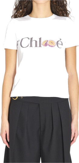 Chloé Dame Topper Hvit L, Chloé Dame Topper Hvit L,