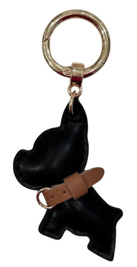 DARK Puppy Bag Charm Black