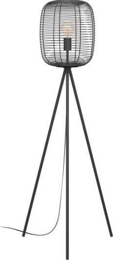 Eglo Rinroe Gulvlampe E27 Svart Eglo Rinroe Gulvlampe E27 Svart