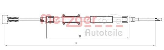 Bremsewire METZGER 10.4744