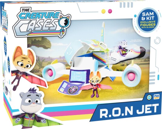 Usorteret Creature Cases R.O.N. Jet Playset