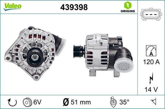 VALEO 439398 Dynamo