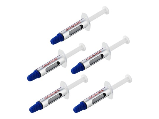 StarTech Thermal Paste, High Performance Thermal Paste, Pack of 5 Re-sealable Syringes (1.5g / each), Metal Oxide Heat Sink Compound, CPU Thermal