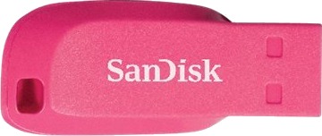 Sandisk Cruzer Blade Usb-Flashstasjon 16 Gb Usb 2.0 Elektrisk Rosa Sandisk Cruzer Blade Usb-Flashstasjon 16 Gb Usb 2.0 Elektrisk Rosa