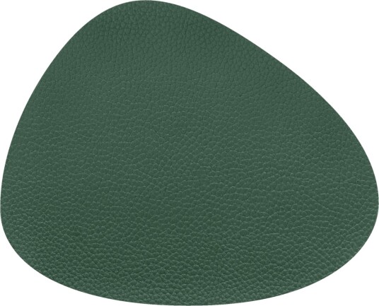 Vega Underlegg for glass Kaja organisk; 11x13 cm (BxL); Mørkegrønn; Asymmetrisk; 4 Stykk / Forpakning