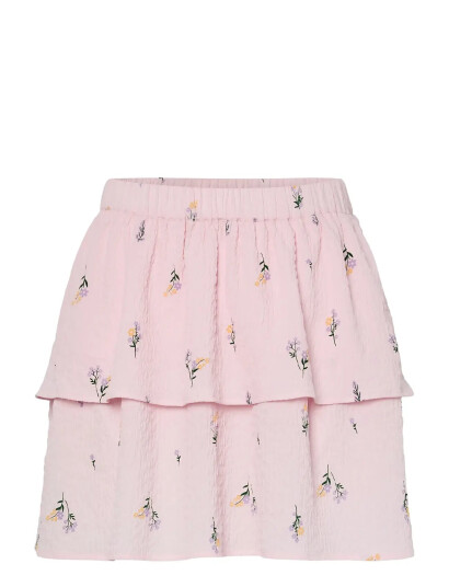 Pieces Pcjeo Hw Short Skirt Wvn D2D - Pink - S
