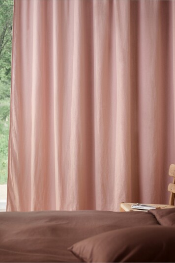 Jotex Mørkleggingsgardin Lin 1lengde Ekstra Bred Pudderrosa MELANIE 207581907250