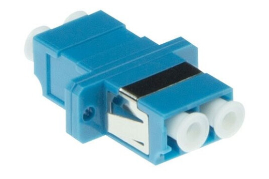 Act Fiber Optic Lc Duplex Adapter Singlemode Os2. Connectors: Lc/Lc Lc Duplex Adapter Sm Blue (Ea1004)