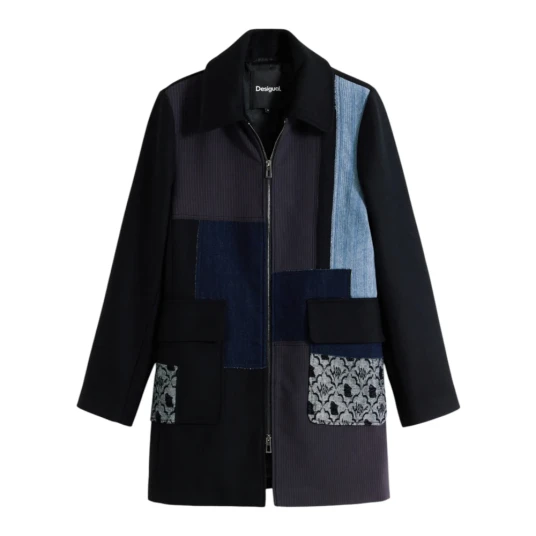 Desigual Dame Frakker Flerfarget XL,