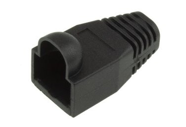 Act Rj45 Black Boot For 6.5 Mm Cable. Color: Black Cable Boot Rj45 6.5Mm Black (Tt4519)