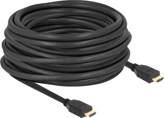 Cable Delock Delock Høyhastighet Hdmi Kabel Med Ethernet Hdmi Hann Til Hdmi Hann 12 M Svart Støtter 8K 60 Hz Opptil 48 Gbps Dataoverføringshastighet