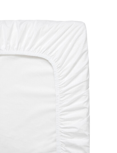 Engholm Textiles Faconlagen Satin - White - 140X210X30CM