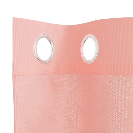 Voilegardiner med grommets 2 stk rosa 140x300 cm 8721158551160