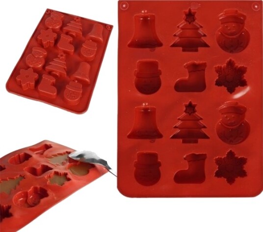 La Cucina Sjokoladeform Pralinform Julemotiver Silikon