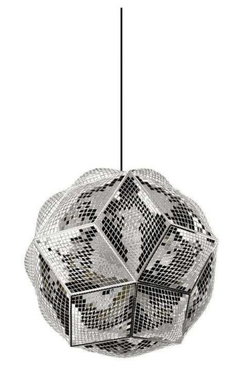 Tom Dixon Puff Taklampe i Rustfritt Stål