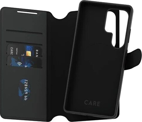 Panzerglass Tango 2-i-1 Lommebokdeksel for Samsung Galaxy S25 Ultra - Svart