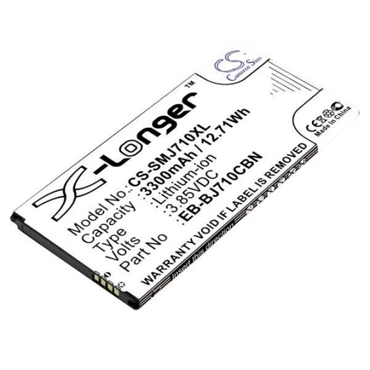 Samsung Galaxy J7 Core batteri (3300 mAh 3.85 V, Sort)