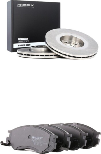 Bremseskiver og -klosser RIDEX 3405B3140