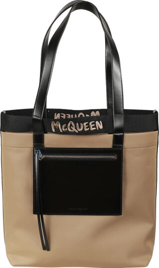 Alexander McQueen Herre Vesker Beige ONE SIZE, Alexander McQueen Herre Vesker Beige ONE SIZE,
