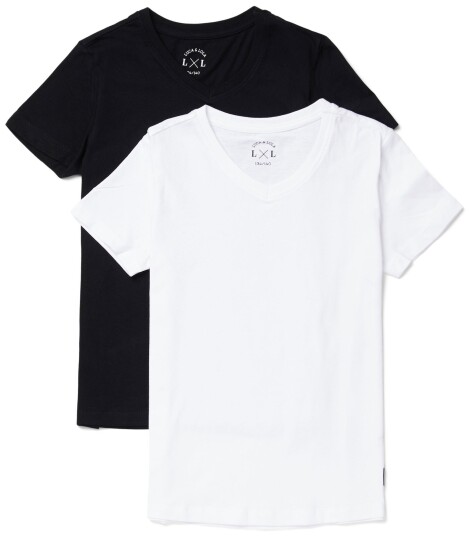 Luca & Lola Desiderio T-Skjorte 2-pack Black/White 134-140 Luca & Lola Desiderio T-Skjorte 2-pack Black/White 134-140