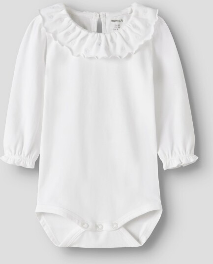 Name It Rujulie Long Sleeve Body Hvit 50