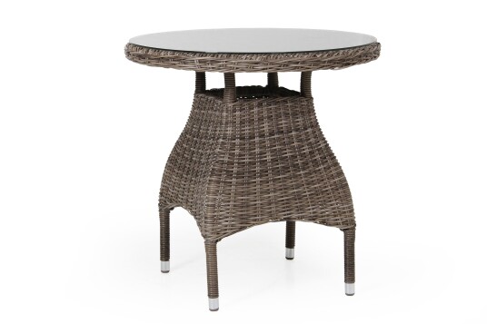 Brafab Ninja kafébord Rustikk med glas 70 cm Natur Brafab Ninja kafébord Rustikk med glas 70 cm Natur