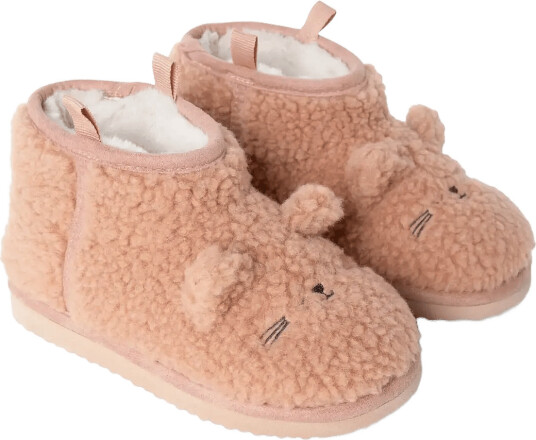 Liewood Alban Cat Pile Boot Slipper Pink 22