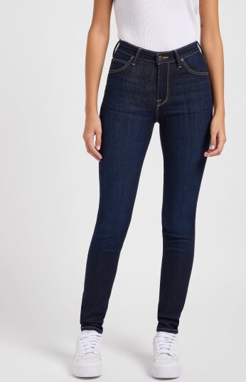 Lee Jeans Scarlett High Navy 27 x 33