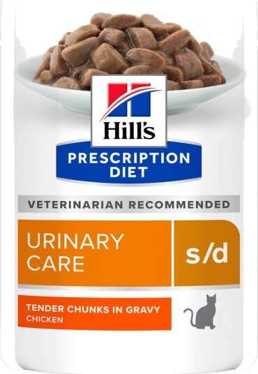 Hill'S Prescription Diet S/D Urinary Care Med Kylling 12 X 85 G Hill'S Prescription Diet S/D Urinary Care Med Kylling 12 X 85 G