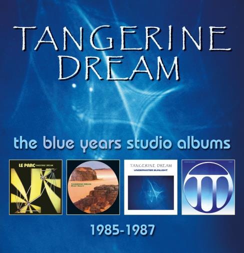 Tangerine Dream  The Blue Years Studio Albums 19851987  CD