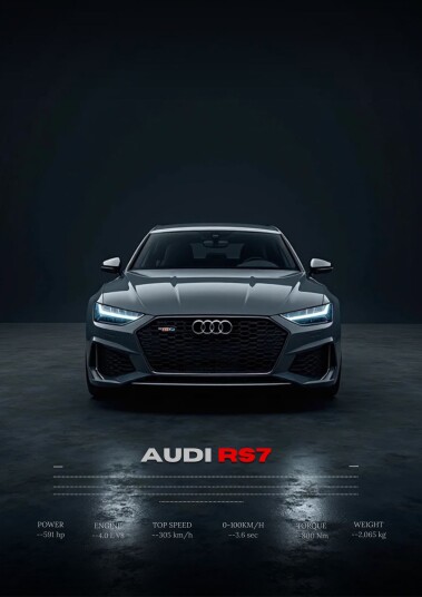Plakat Audi RS7