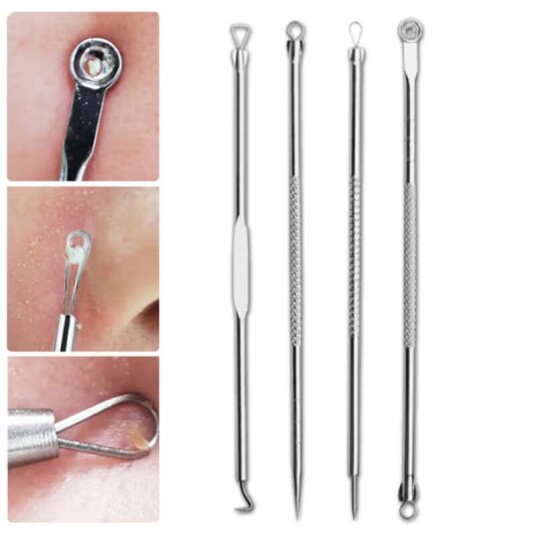 Blackhead Verktøy 4-Pack Blackhead Verktøysett