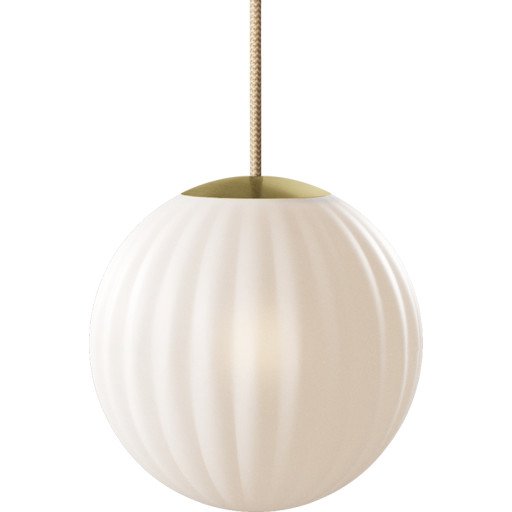 Bright Modeco Pendel Opal/Messing/Kremhvit ledning Bright Modeco Pendel Opal/Messing/Kremhvit ledning